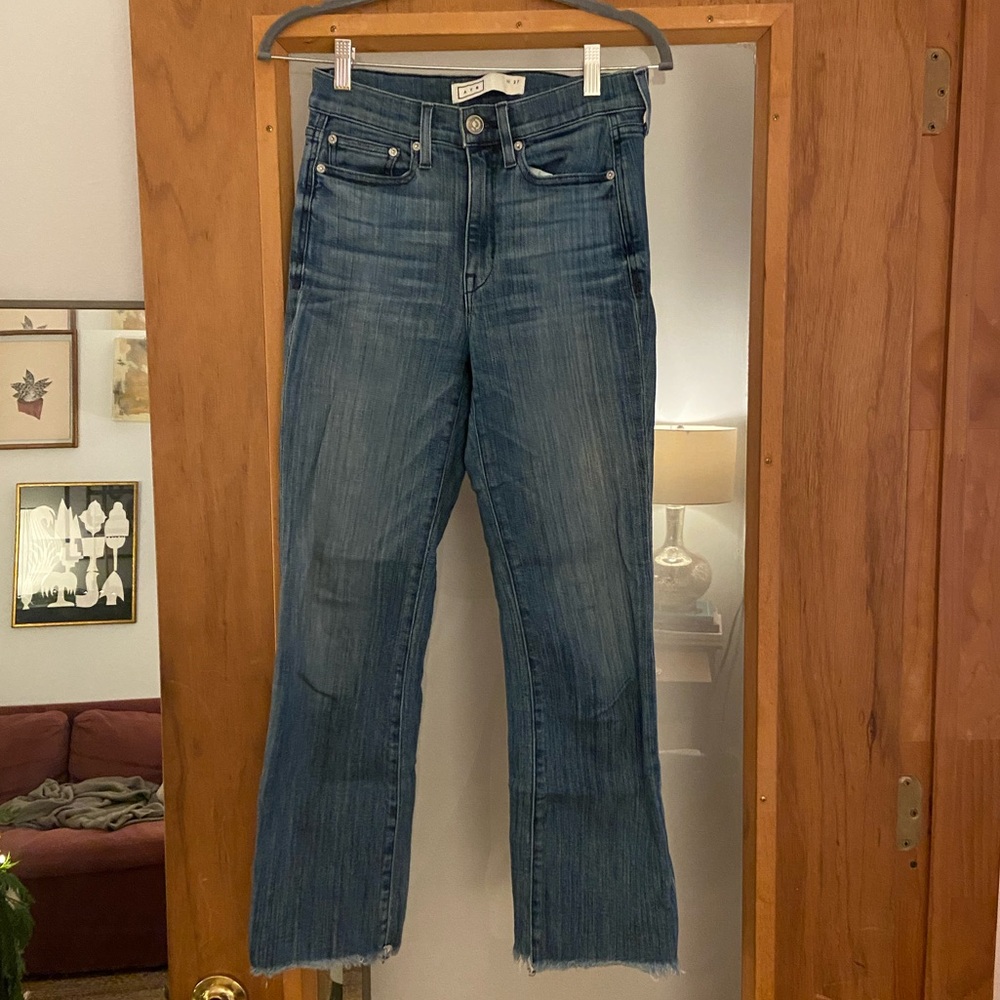 AYR Ankle Flare Jeans in Medium Wash